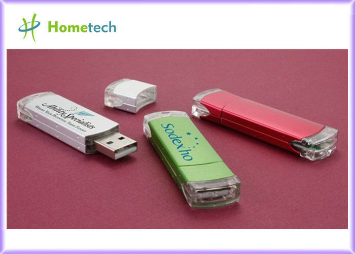 Memoria USB plástica 2,0 del OEM con memoria USB cifrada personalizada
